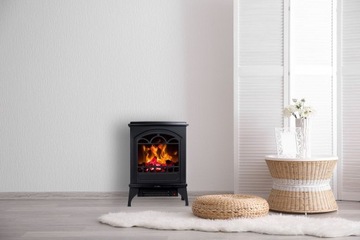 WOILNOSTOJĄCY PIECYK NA PRĄD KOMINEK LED AFLAMO HOOVER 1950 W ELEKTRYCZNY