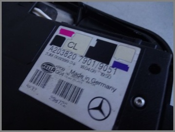 LAMPA OSVĚTLENÍ KABINY MERCEDES W203 A2038202501