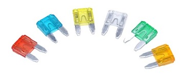 НАБОР МИНИ-НИЗКОПРОФИЛЬНЫХ ПРЕДОХРАНИТЕЛЕЙ, 100 ШТ.