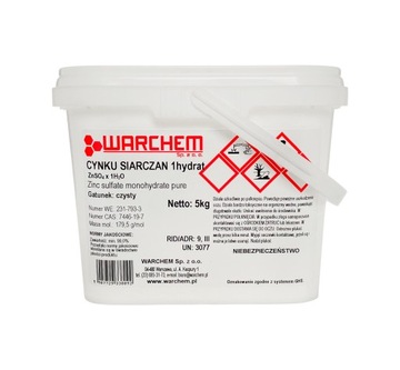 SIARCZAN CYNKU 1hydrat - czysty - 5kg