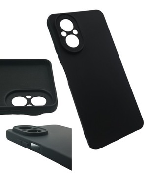 SILICON CASE DO REALME C67 4G CZARNY POKROWIEC ETUI PLECKI