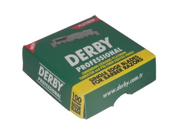 Половинки лезвий для бритвы Derby Professional 100 шт.