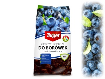 TARGET Ziemia do BORÓWEK i KRZEWÓW KWAŚNOLUBNYCH podłoże 20L