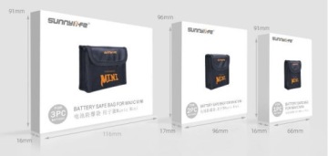 Взрывозащищенный чехол SUNNYLIFE LiPo SAFE BAG — DJI MINI2 (MM-DC294-1)