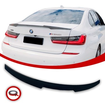 BMW G20 G80 LOTKA SPOILER DOKŁADKA M4 LOOK CZARNY POŁYSK