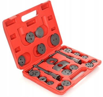 КОМПЛЕКТ ДЛЯ СНЯТИЯ ТОРМОЗНОГО ПОРШНЯ, 21 ЭЛЕМЕНТ