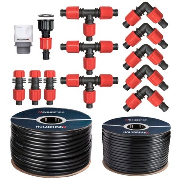 Zestaw do nawadniania roślin iglaków 50m 1l/h