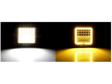 ГАЛОГЕННАЯ РАБОЧАЯ ЛАМПА 42 LED ПОИСК 126Вт 12/24В