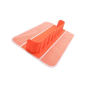 Osłona przeciwbryzgowa do wanny Półka do wanny z przyssawkami Wanna Pomarańczowa 60x40x10cm