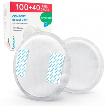 BabyOno WKŁADKI LAKTACYJNE Comfort 100 + 40 GRATIS