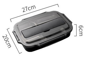 POJEMNIK LUNCHBOX z ZESTAWEM SZTUĆÓW 3W1 (1.2L)