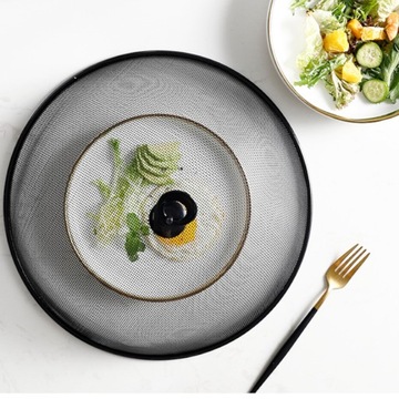 OSŁONA NA JEDZENIE MOSKITIERA NA OWOCE ŻYWNOŚĆ PRZYKRYWKA POKRYWKA CZARNA