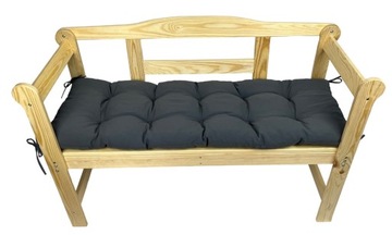 Подушки подушки подушка для садовой мебели на скамью ГРАФИТ 200см ЦВЕТА