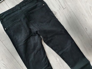 SPODNIE JEANSOWE Z1975 Czarne ZARA r. 36 S