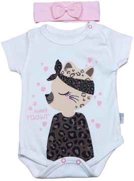 ДЕТСКИЙ КОМПЛЕКТ ДЛЯ ДЕВОЧКИ, ПОВЯЗКА НА ГОЛОВЬ, размер 68