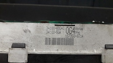 34100-60G40 PŘÍSTROJOVÁ DESKA BUDÍKY SUZUKI BALENO 1.8 95R