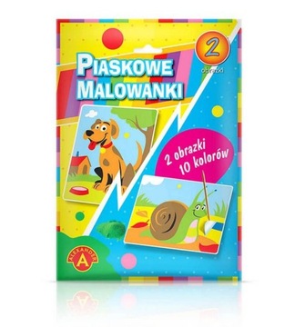Piaskowe Malowanki PIES I ŚLIMAK Praca zbiorowa