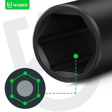 УДАРНЫЕ ГОЛОВКИ НАБОР ГОЛОВОК 16 ШТ. ГОЛОВКИ 1/2