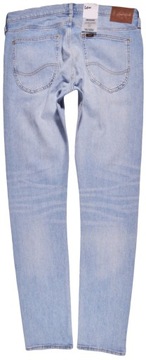 LEE spodnie SKINNY blue REGULAR jeans LUKE _ W32 L34