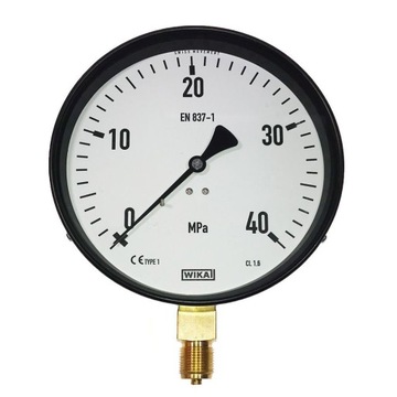 0-40MPa Manometr 160mm M20x1,5 M160R / 111.20.160
