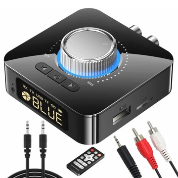 Odbiornik Nadajnik Bluetooth 5.0 5 w 1 z pilotem