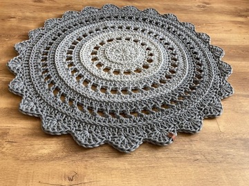 DYWAN ZE SZNURKA OKRĄGŁY KOŁO BAWEŁNA 100cm KOLORY