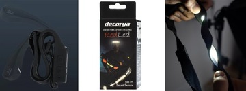 LATARKA CZOŁOWA DIODA LED SOS WODOODPORNA Z CZUJKĄ