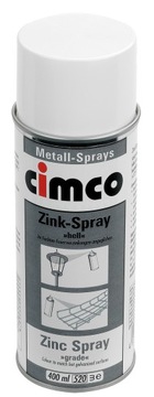 CIMCO 151102 Preparat antykorozyjny Zink-Spray Cynk w sprayu 400ml
