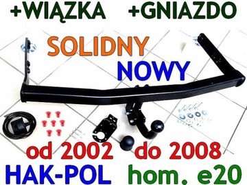 SEAT IBIZA 3 III 2002-2008 ZAŘÍZENÍ(HÁK) TAŽNÉ + SVAZEK