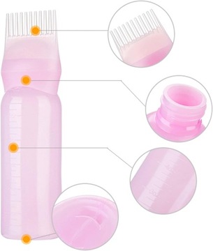 БУТЫЛОЧНИК-АППЛИКАТОР С ГРЕБЕНКОМ ДЛЯ НАНЕСЕНИЯ КРАСОК, КОНДИЦИОНЕРОВ, ЛОСЬОНОВ