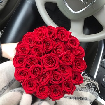 Prawdziwa WIECZNA RÓŻA 50cm premium NA PREZENT Walentynki