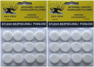 ZESTAW FILC POD MEBLE KRZESŁA PODKŁADKI FILCOWE