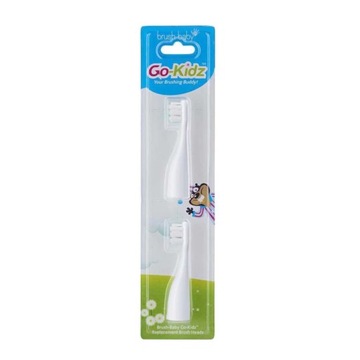 BRUSH-BABY Go-KIDZ końcówki do szczoteczki 2szt.