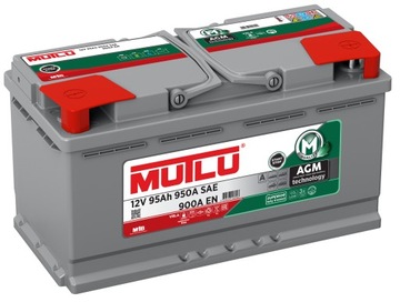 Akumulator MUTLU AGM 12V 95Ah 900A Start-Stop