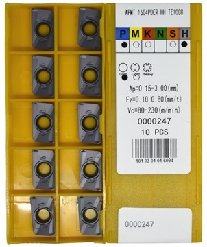 НЕСКОЛЬКО ЛЕЗВИЙ APMT 1604PDER HH TE1008