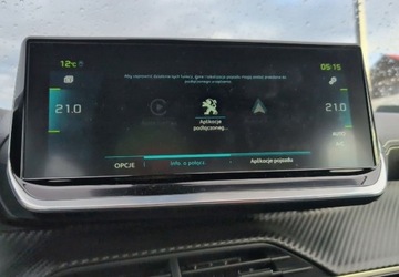 Peugeot 2008 II e-SUV Elektryczny 50kWh 136KM 2021 Peugeot 2008 e-2008 GT Sal PL Full Najbogatszy Pewny Gwarancja bat lat FV23, zdjęcie 22