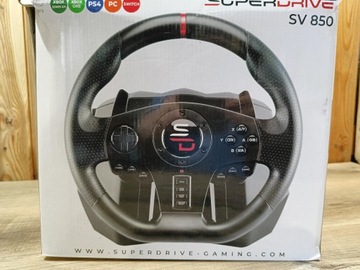 SUBSONIC Superdrive SV750, Руль с педалями для Xbox, PS4, ПК, Черный