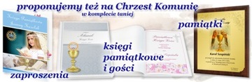 pamiątka, Pierwsza Komunia Święta, z Twoim nadrukiem