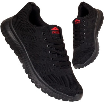 Buty Męskie Adidasy sportowe CZARNE ALL BLACK