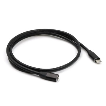 1 miernik USB typ C przedłużacz kabel USB 3.1 USB-C męski na żeński przedłu