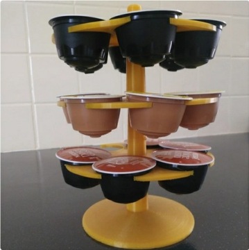 Dolce Gusto uchwyt na kapsułki do kawy ŻółtyPG