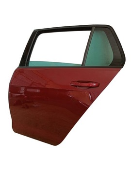 VW GOLF VII DRZWI LEWE TYŁ TYLNE CRAMBERRY RED