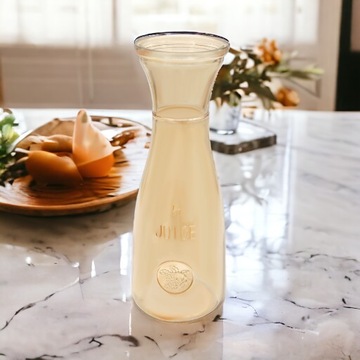 СТЕКЛЯННЫЙ ГРАФИН ОБЪЕМОМ 1 Л ДЛЯ ВИНА ВОДА ЛИМОНАД СОК КУВШИН-КОНТЕЙНЕР