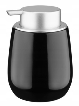 DOZOWNIK MYDŁA PŁYNU DO NACZYŃ CERAMICZNY 400 ML CZARNY NOWOCZESNY DESIGN