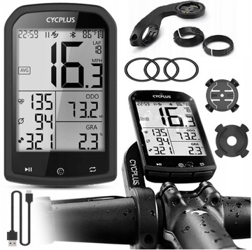 Cycplus M1 Licznik GPS ANT+ z uchwytem Riderace