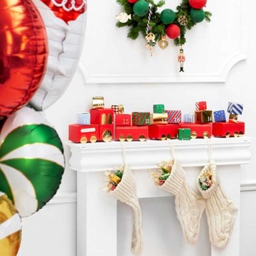 Носок декоративный, кремовый, 15,5х34см.