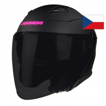 KASK OTWARTY SKUTER CHOPER DUŻA SZYBA CASSIDA XL