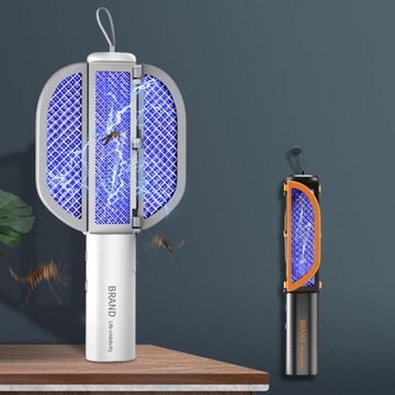 Складная автоматическая лампа Swatter для домашнего использования, серая