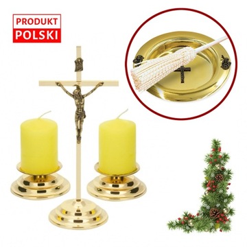 Zestaw Kolędowy, stal nierdzewna + MISECZKA I KROPIDŁO TRADYCYJNY KOMPLET !