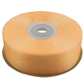 Tasiemka wstążka 25mm szyfonowa kremowa 32mb